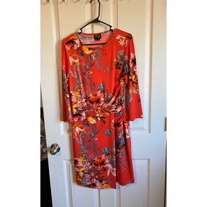 Red Floral Dress